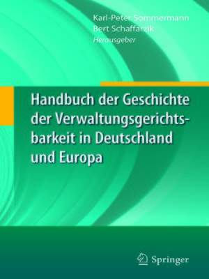 cover image of Handbuch der Geschichte der Verwaltungsgerichtsbarkeit in Deutschland und Europa